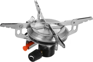 Happyyami Portable Camping Gas Stove Windproof Folding Camp Cooker with Electronic Ignition Compact Outdoor Cooking Stove for Picnic Survival