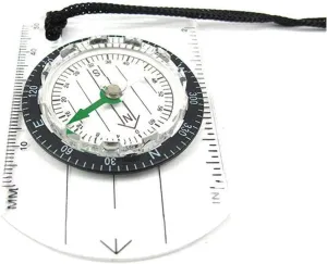 HBJWOV Navigation Compass, Outdoor Compass for Map Reading, Lightweight Map Ruler, Orienteering Compass for Survival Mountaineering or Hiking
