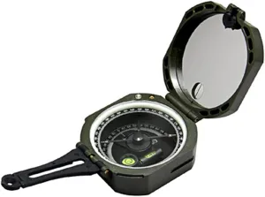 HBJWOV Professional Geological Compass Handheld Lightweight Outdoor Survival Military Compass for Measuring Slope Distance