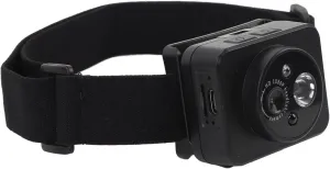 Head Mounted Video Head Mounted Action Camera 2MP 1080P 45 Degree Adjustable Intelligent Sensing LED Headlamp Head Mounted Wearable Body Video Camera