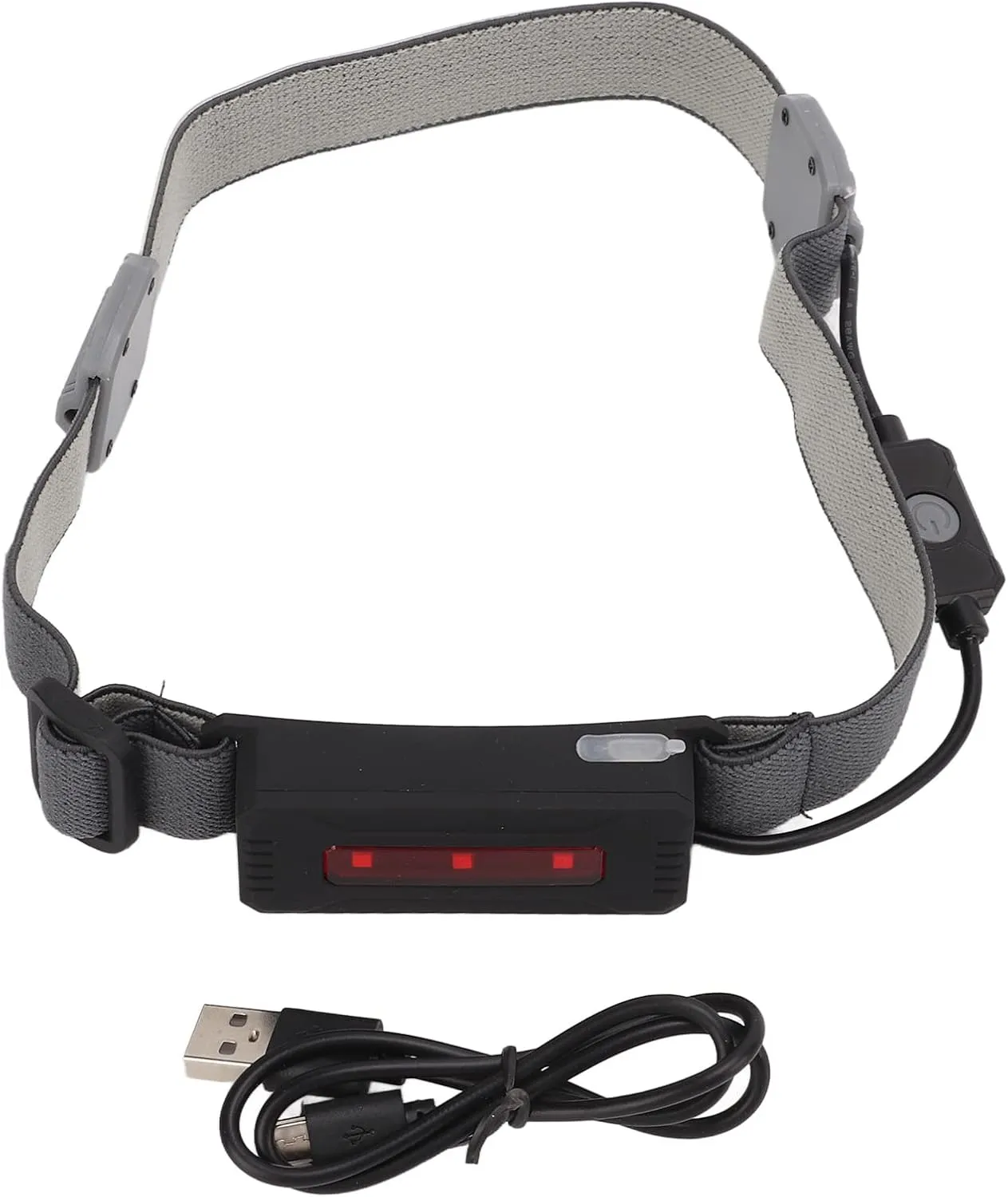 Headband Light Mini Rechargeable Portable USB Headlamp High Brightness for Outdoor Cycling and Running