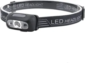 Headlamp Mini Rechargeable LED Headlamp Body Motion Sensor Headlight Camping Flashlight Head Light Torch Lamp with USB