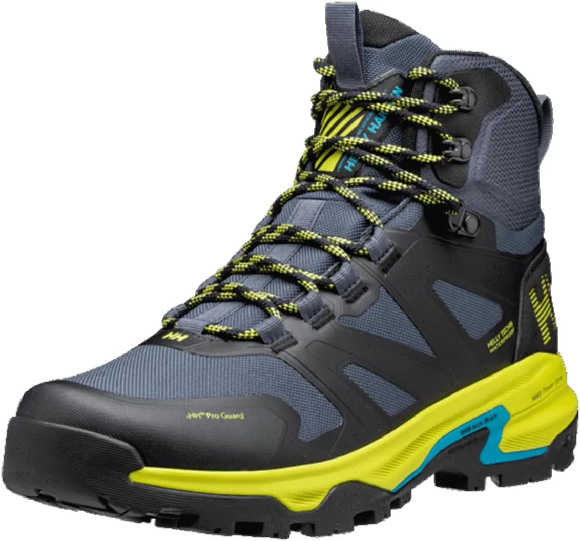 Helly-Hansen Ascender Mid HT Men's Waterproof Hiking Shoe - Durable Outdoor Footwear for All-Terrain Adventures, Breathable & Comfortable