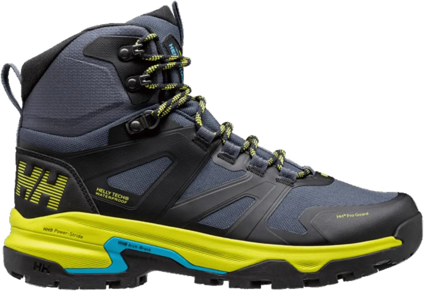 Helly-Hansen Ascender Mid HT Men's Waterproof Hiking Shoe - Durable Outdoor Footwear for All-Terrain Adventures, Breathable & Comfortable
