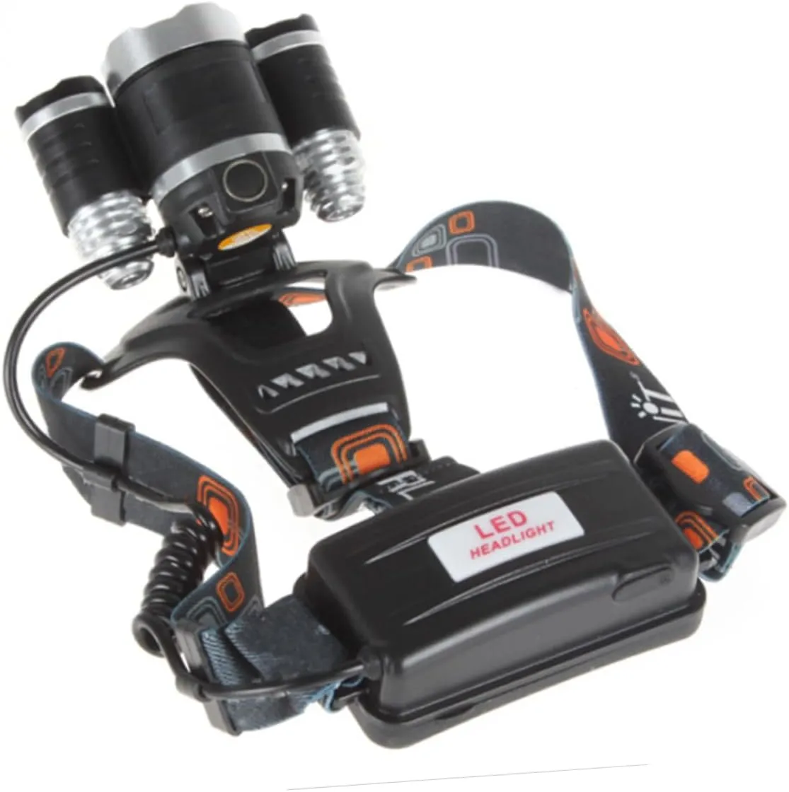 Hemoton Lumens Led Headlamp Modes Design for Outdoor Sports Fishing Camping Lightweight and Energy Saving Rechargeable Portable Headlight for Emergency Use
