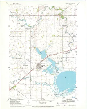 Heron Lake MN topo map, 1:24000 Scale, 7.5 X 7.5 Minute, Historical, 1970, Updated 1972, 27.23 x 21.53 in