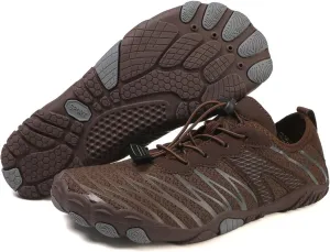 Hiking Water Shoes with Arch Support for Women Walking Wide Width Grounded Footwear for Women Men with Neuropathy Wide Toe Box Sneakers Non-Slip Diabetic Shoe Quick-Dry Waterproof Unisex