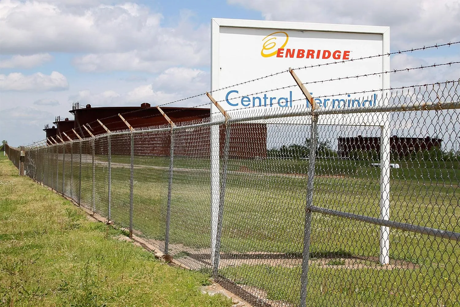 Home Comforts Enbridge tank farm, Cushing, Oklahoma.-20 Inch By 30 Inch Laminated Poster With Bright Colors And Vivid Imagery-Fits Perfectly In Many Attractive Frames