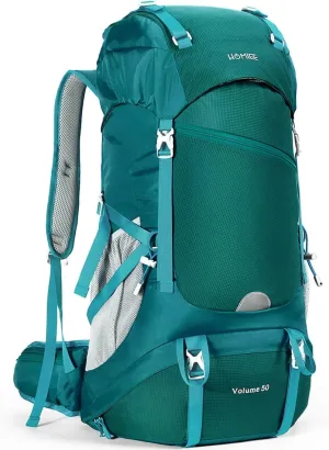 HOMIEE 50L Waterproof Hiking Backpack - Lightweight & Durable