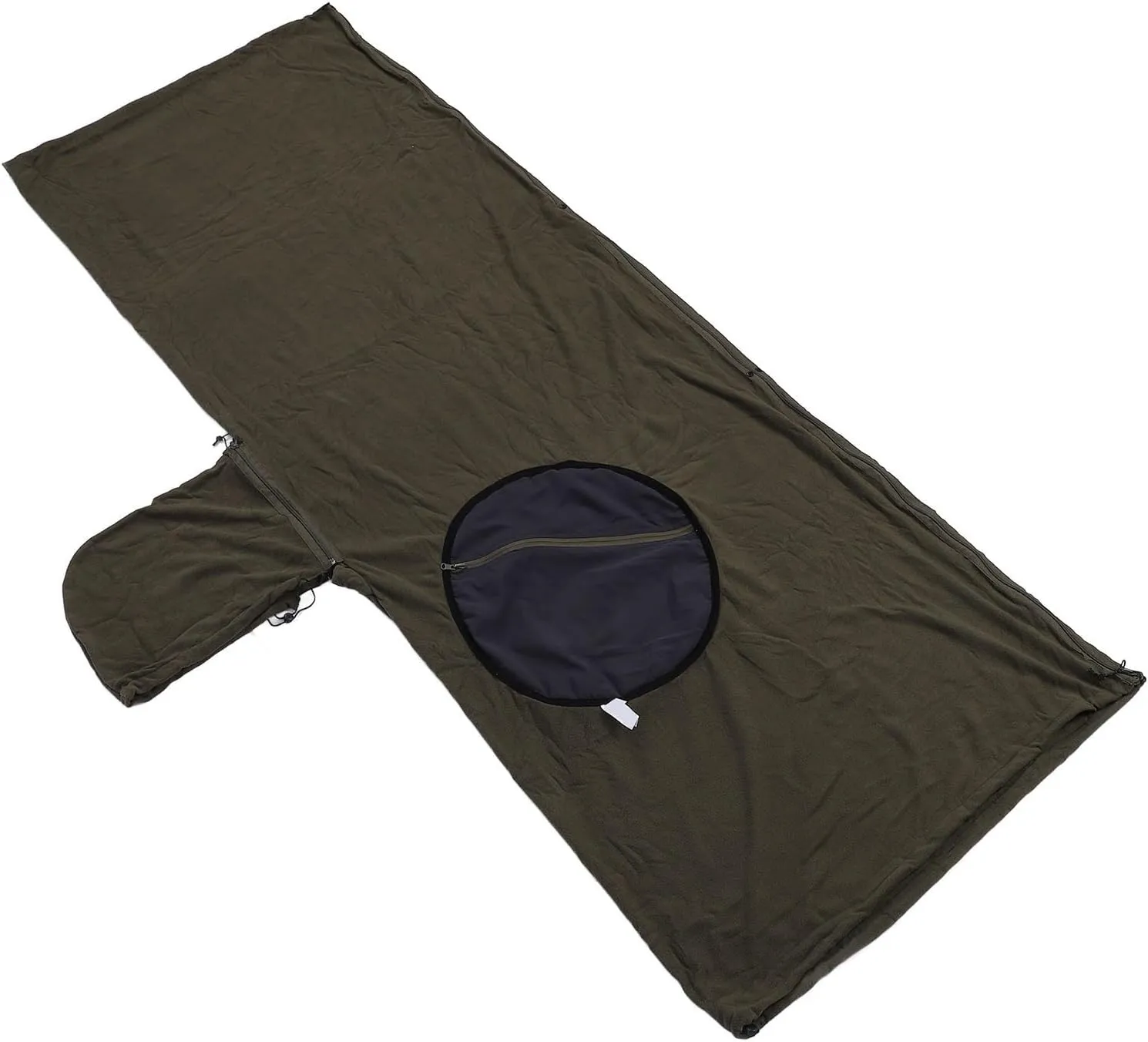 Hooded Outdoor Blanket, Easy to Wear Adult Size Versatile Warm Portable Hooded Wearable Blanket for Travel
