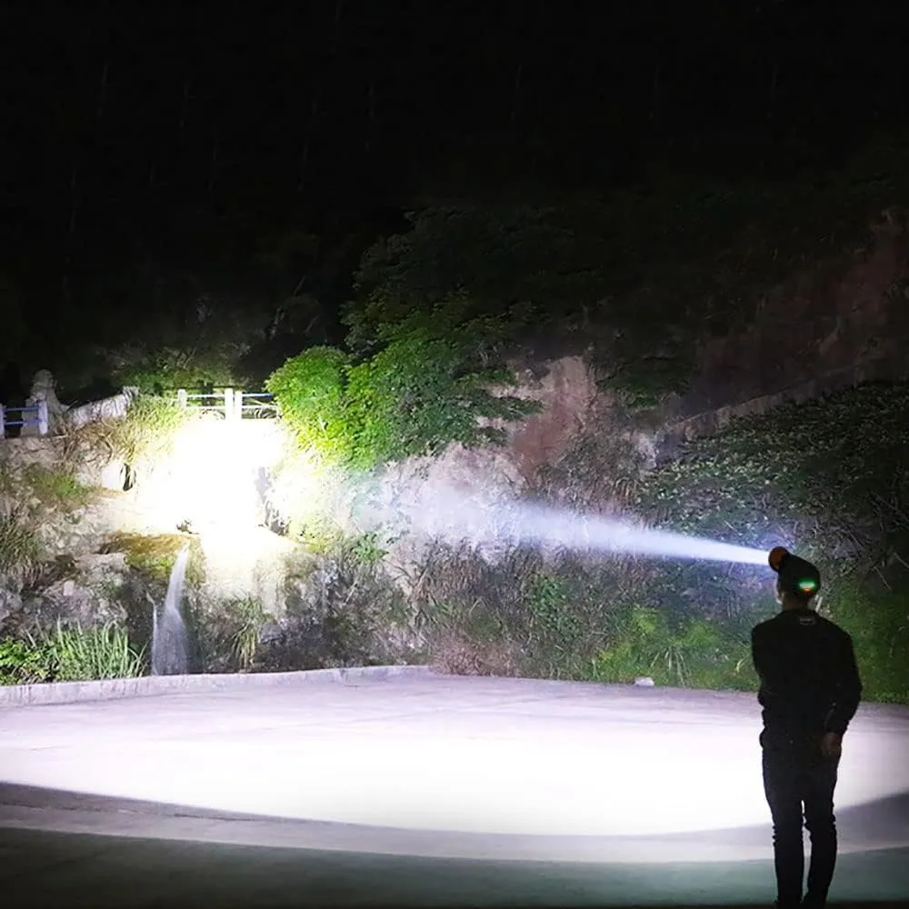 Hunting Headlamp Super Bright 9Core Rechargeable LED Headlamps with Battery Pack, Perfect for Hunting, Exploring, Camping, Fishing, Emergency