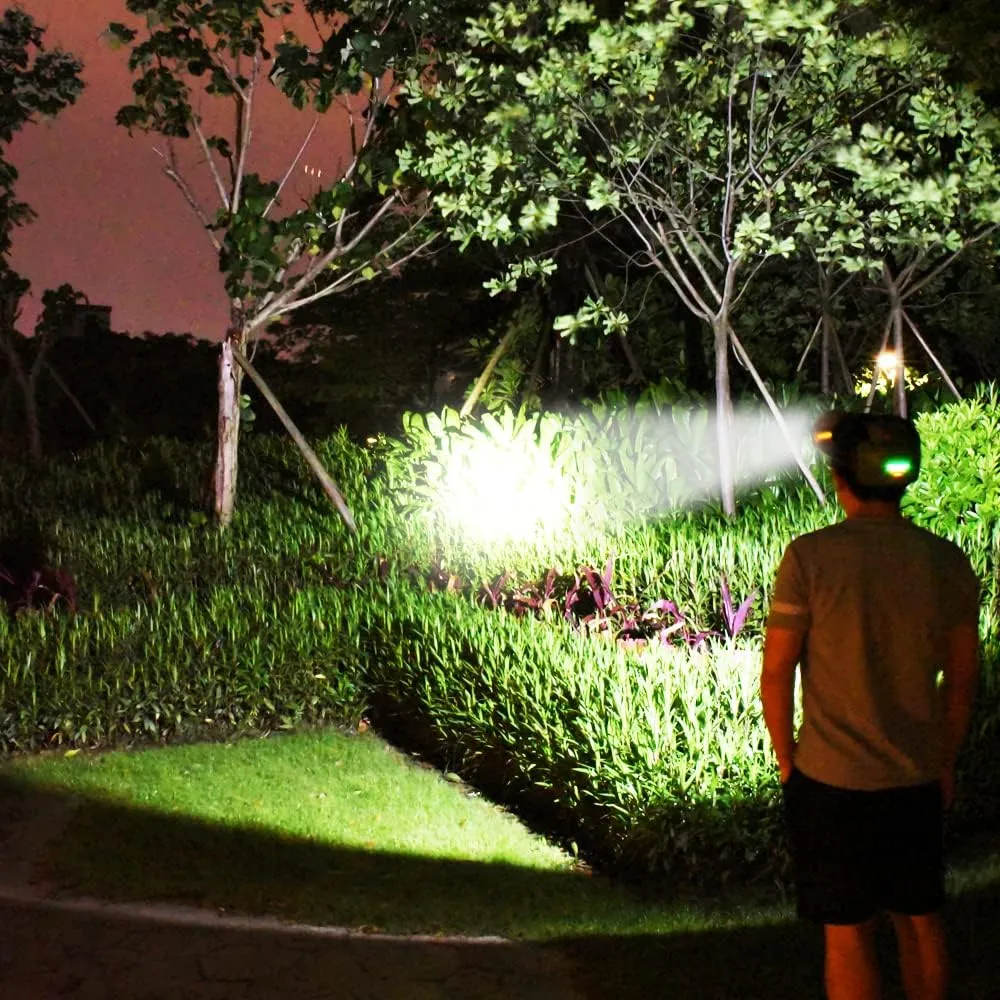 Hunting Headlamp Super Bright 9Core Rechargeable LED Headlamps with Battery Pack, Perfect for Hunting, Exploring, Camping, Fishing, Emergency