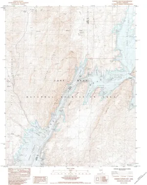 Iceberg Canyon NV topo map, 1:24000 Scale, 7.5 X 7.5 Minute, Historical, 1983, Updated 1984, 26.8 x 22 in