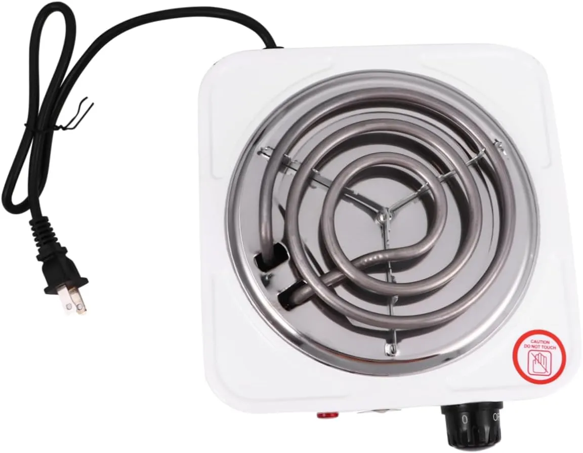 IMIKEYA Stove Burner with Temperature Control Compact Design for Easy Travel and Cooking for Camping and Extra Cooking Surface US Plug