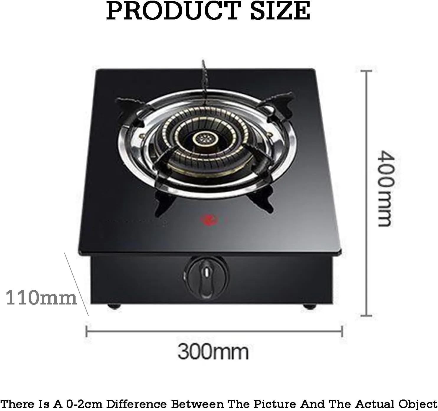Indoor Portable Built-in Dual-purpose Gas Stove,Table Top Cooker Single Burner Gas Hob,Cast Iron Grille,for Home Camping(NG)