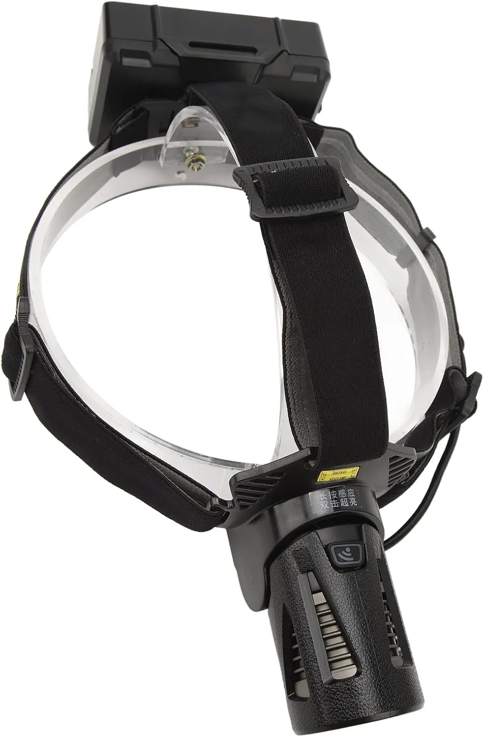 Induction Headlight, Sensor Headlight Portable Floodlight Outdoor Riding Running LED White USB Cable