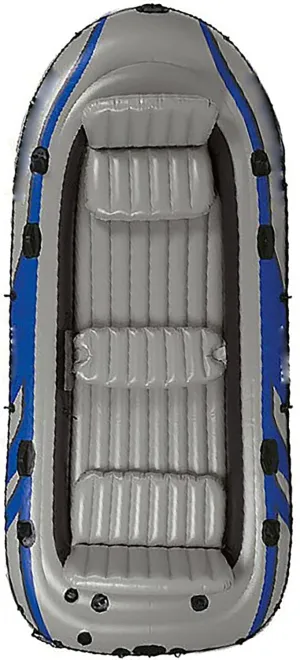 Inflatable Kayak, 5-Person Boat Group Kayak Fishing Inflatable Boat 3-air Chamber Structure Inflatable Boat Rubber Boat