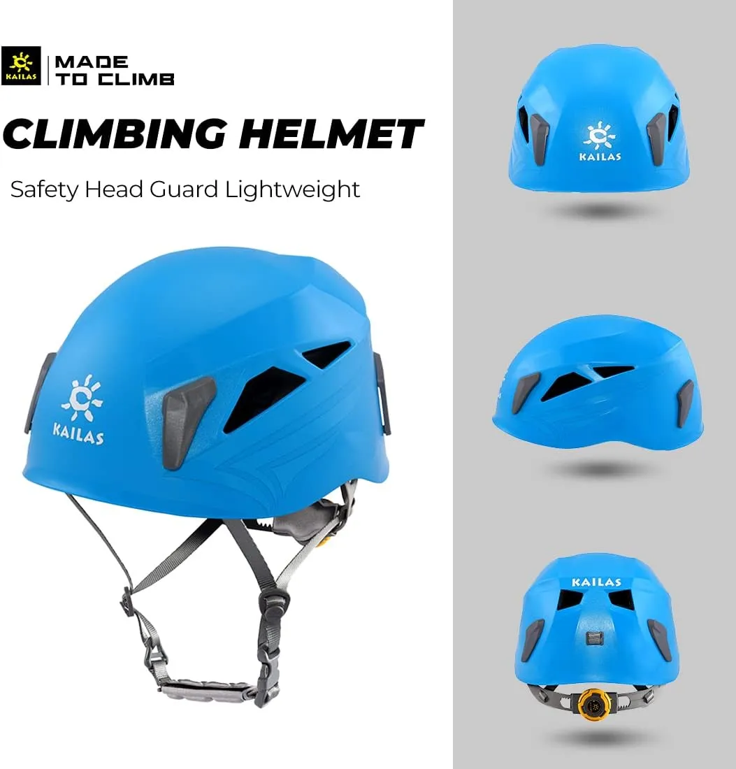 KAILAS Aegis Climbing Helmet Men Rock Rescue Helmet Womens Lightweight Mountaineering Hiking Caving Helmet Adults Work Safety Helmet