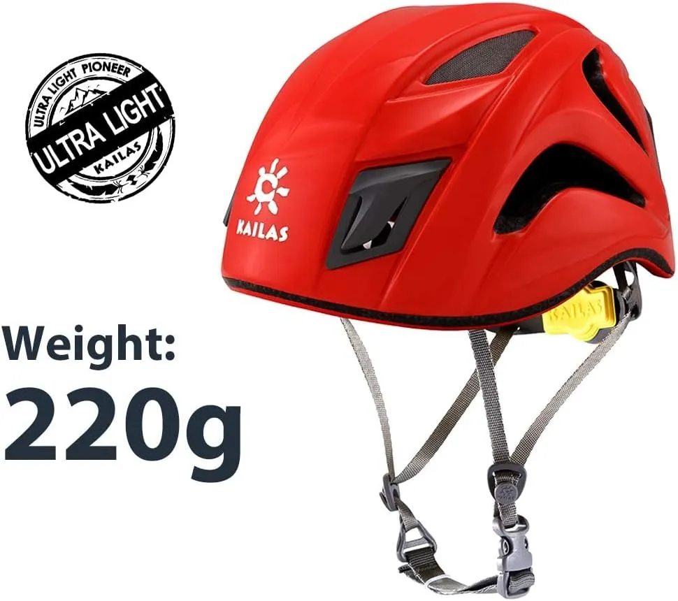 Kailas Rock Climbing Helmet Men Mountaineering Helmet Arborist Helmet Hiking Caving Search and Rescue Tree Climbing Helmet Adjustable