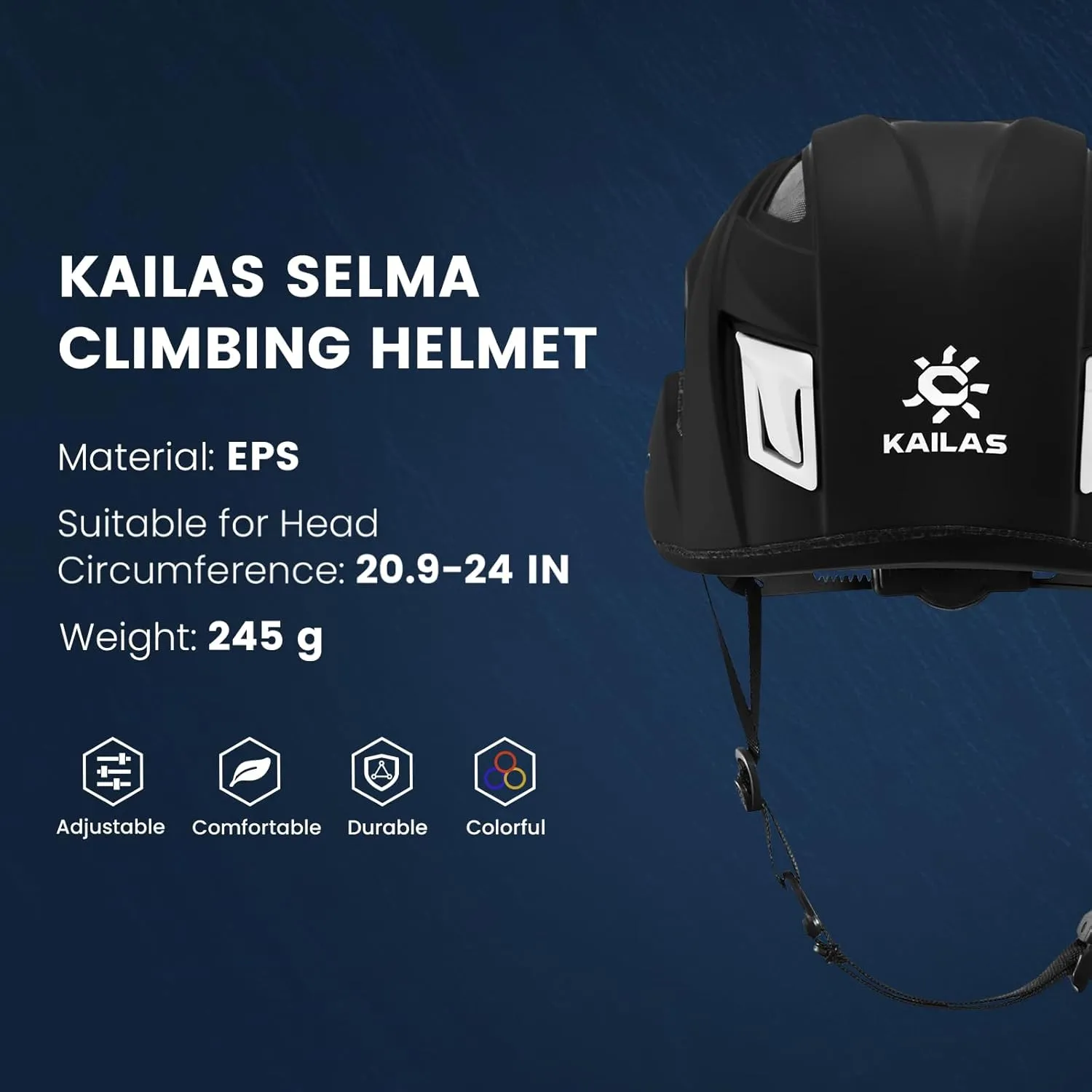 KAILAS Selma Climbing Helmet Arborist Search Rescue Helmet Rock Climbing Gear Mountaineering Protos Half Bump Helmet