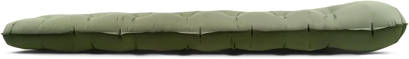 Kelty Kush Queen Air Bed W/Battery-Powered Pump, PVC-Free Queen Air Mattress, Comfy and Plush 6-inch Pad, Carry Bag Included - Indoor/Outdoor Camping Air Bed