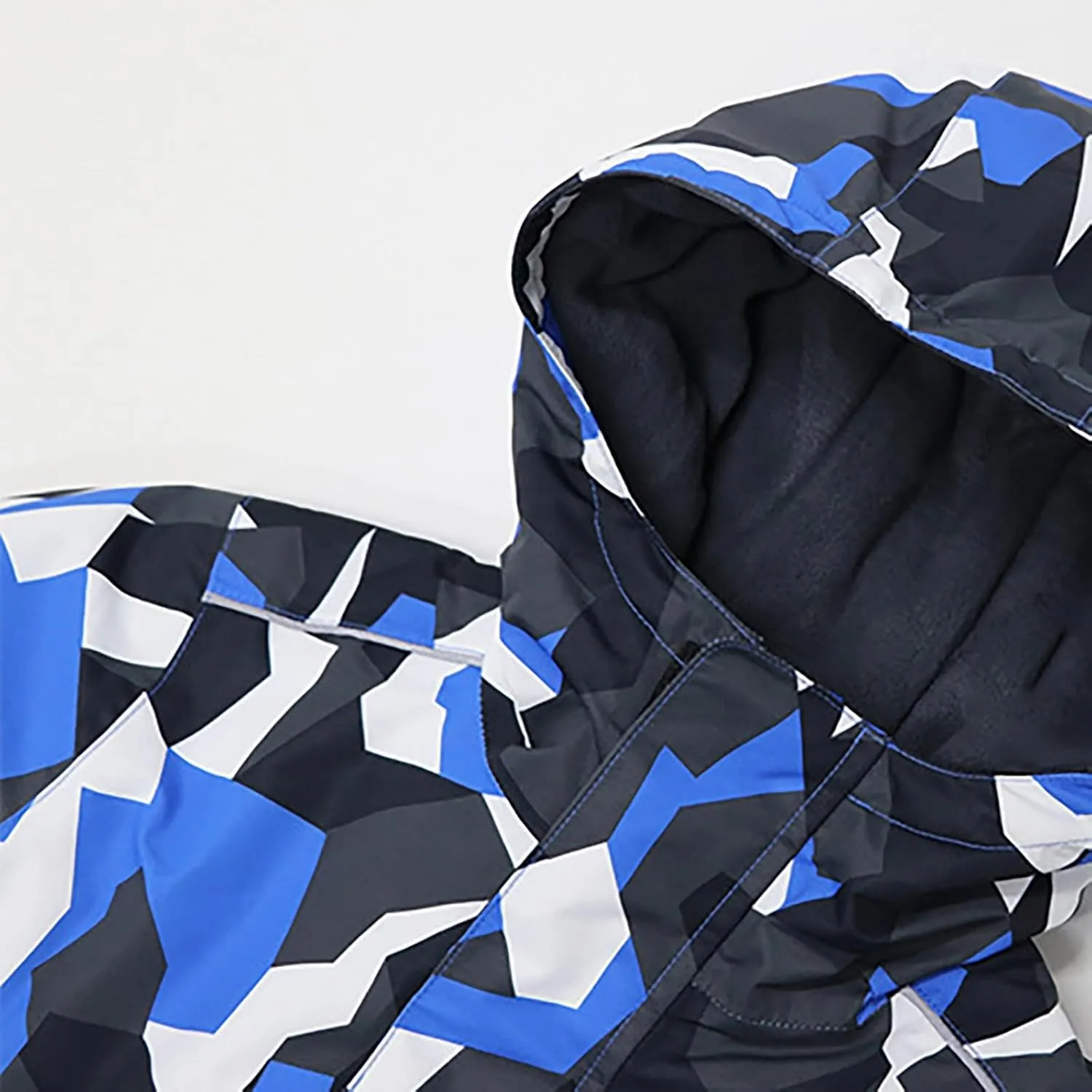 Kid's Ski Jacket 𝗪aterproof Coat Boys Girls Warm Fleece Snowboarding Jackets with Hood Winter Snow