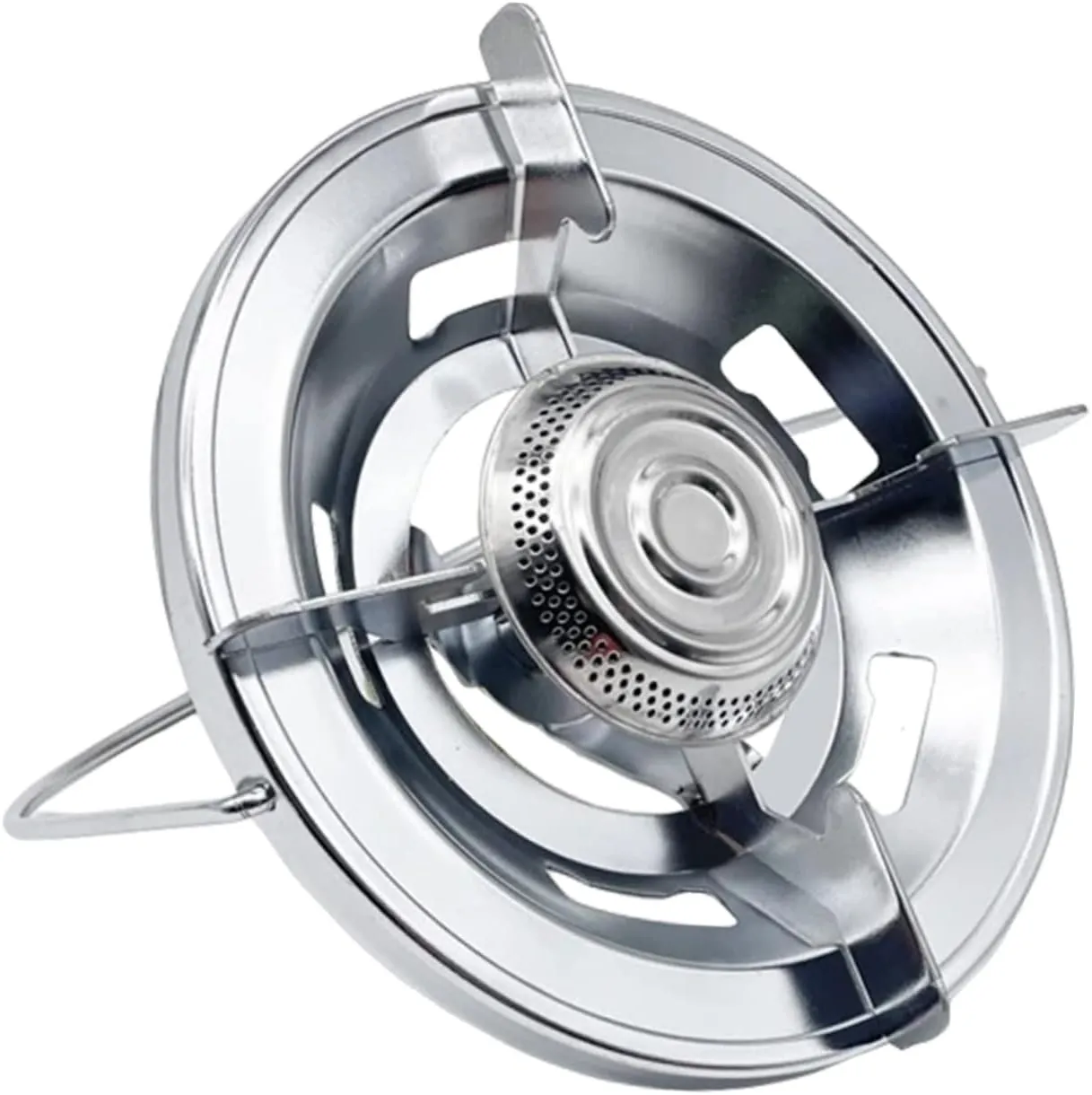Kisangel Portable Camping Stove Compact Outdoor Gas Burner for Hiking Bbq and Family Cooking Lightweight Stove Safe Material for Easy Carrying and -term Use