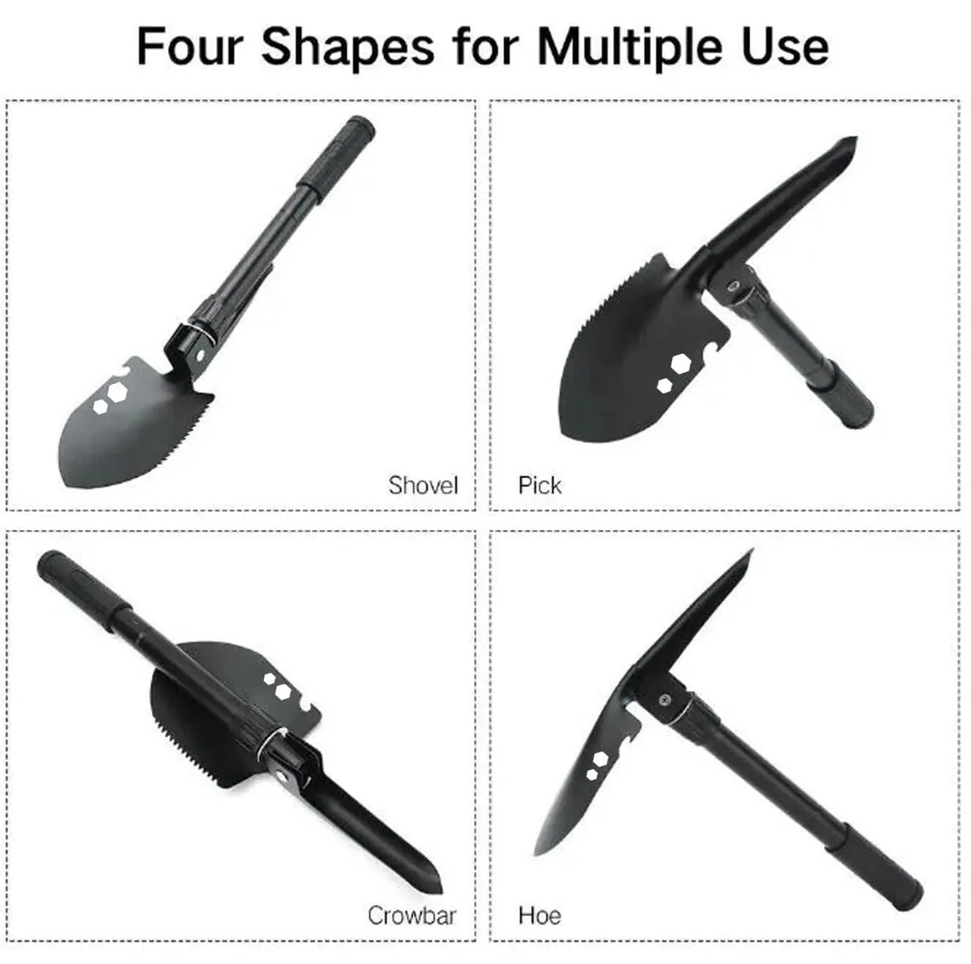 Kit Long-term Outstanding More & Foldable Shovel - Multi-Tool Gardening
