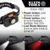 Klein Rechargeable 2-Color LED Headlamp with Adjustable Strap 56414