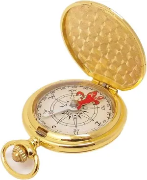 KouRy Portable Retro Compass, Outdoor Gear Compass, for Hiking/Travel/Camping/Outdoor Trips/Navigation, Outdoor Gifts Durable