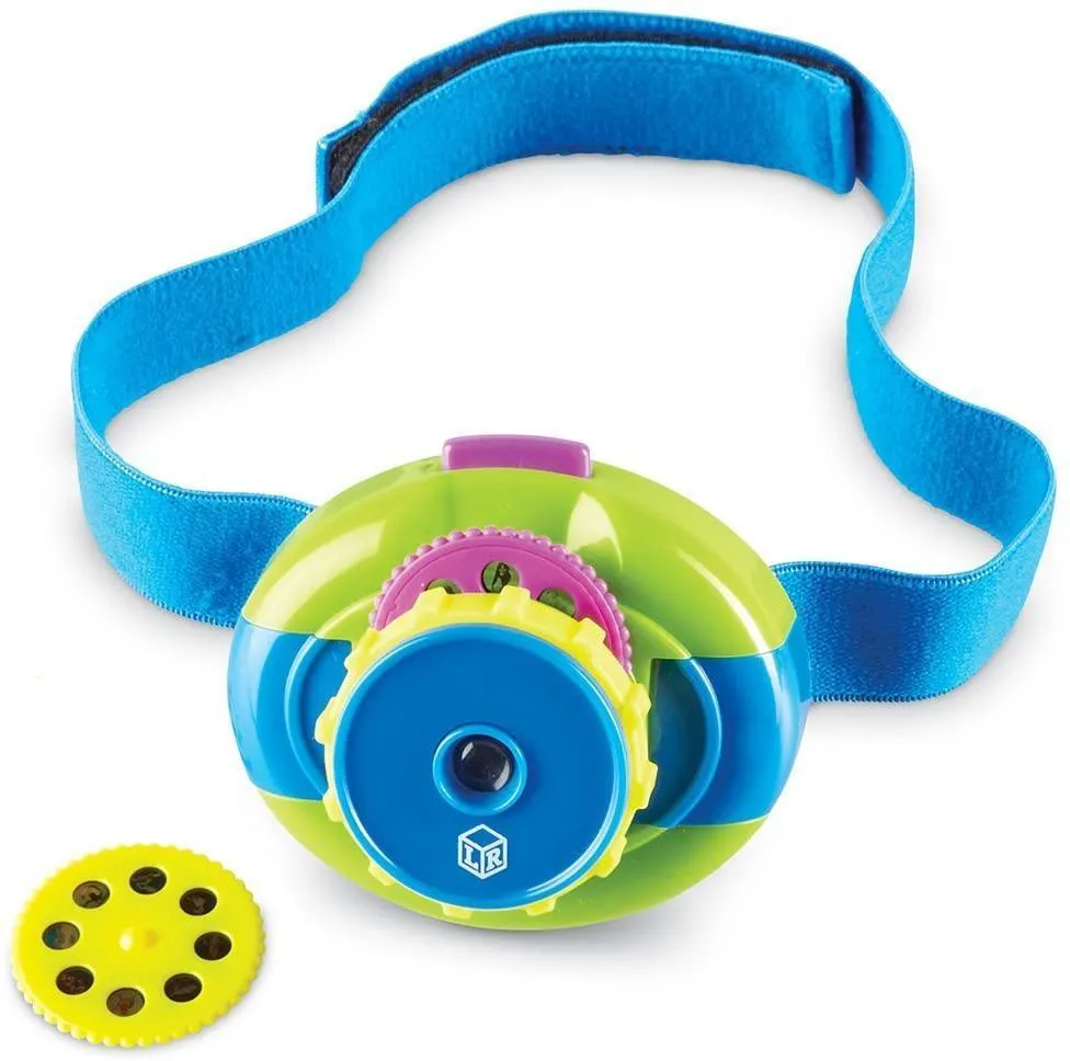 Learning Resources Primary Science Headlamp Projector with Adjustable Strap & Animal Discs