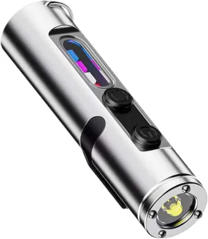 LED Handheld Torches - Heavy Duty Flashlight, Portable Bright Beam Light | Rugged LED Torch with USB Charging Port for Survival Gear Search Tasks Adventure Travel Home Powers Cuts or Night Walks