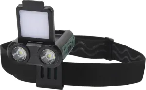 LED Headlamp, Adjustable USB Rechargeable Headlamp Clip Light, Lightweight Outdoor Fishing Hat Light with Motion Sensor for Hiking Camping