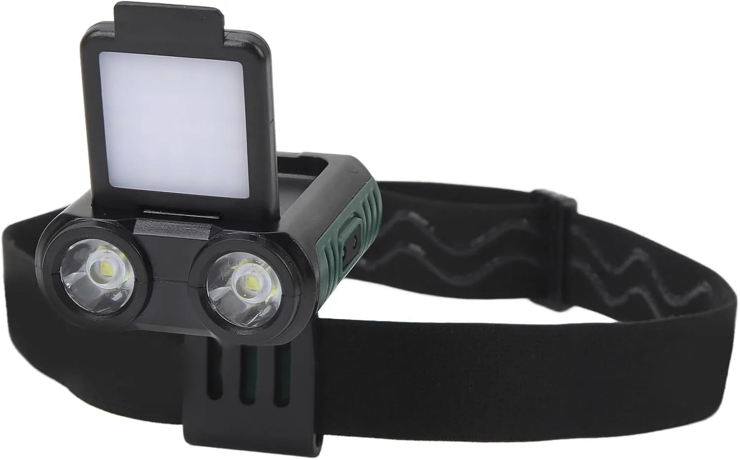 LED Headlamp, Adjustable USB Rechargeable Headlamp Clip Light, Lightweight Outdoor Fishing Hat Light with Motion Sensor for Hiking Camping