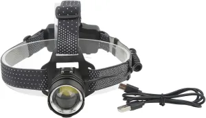 Led Headlamp High Brightness Non Slip Comfortable Camping Hiking Telescopic Zoom