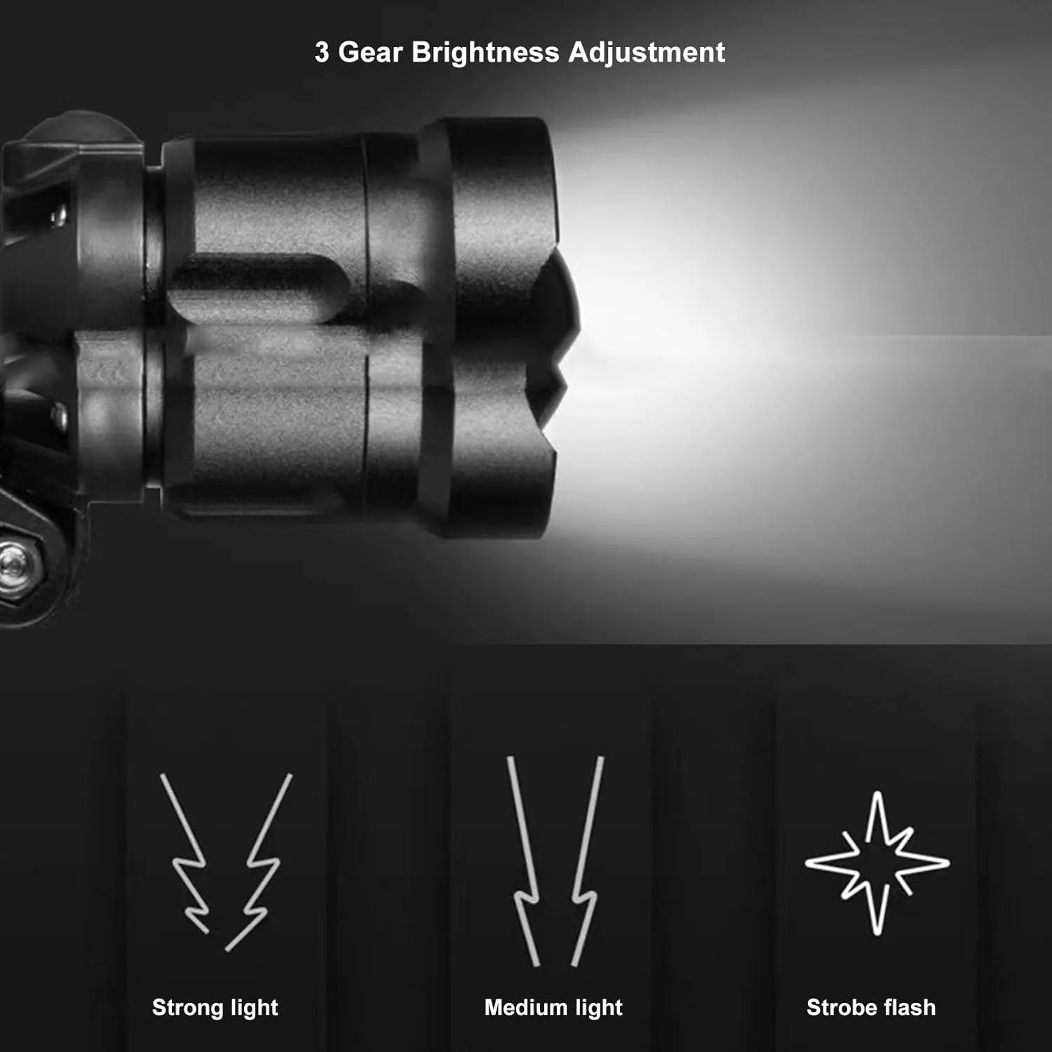LED Headlamp High Power Adjustable Telescopic Headlight Outdoor Hiking Construction (P70 LED Bead)