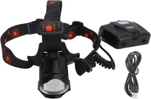 LED Headlamp, High Power Headlamp Adjustable Lighting Modes Telescopic Headlamp Flashlight for Outdoor Hiking