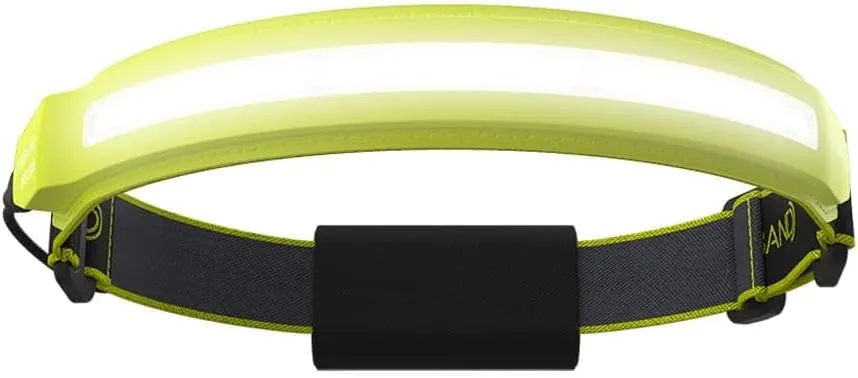 LED Headlamp, Liteband PRO 1000 Lumen Super Bright Head Lamp, Powerful Rechargeable Battery Powered Tactical Headlamps, Camping, Running, Hard Hat Light, Best Rated Forehead Flashlight, Yellow