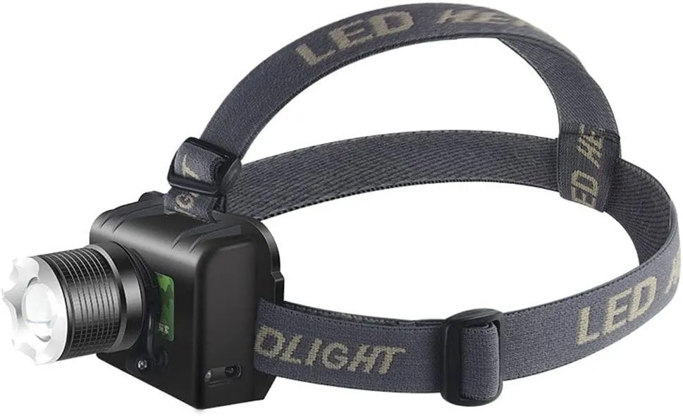 LED Headlamp Rechargeable, Super Bright Head Lamp, Super Bright Head-Mounted Induction Night Fishing Fishing Miner's lamp Household Flashlight Outdoor Long