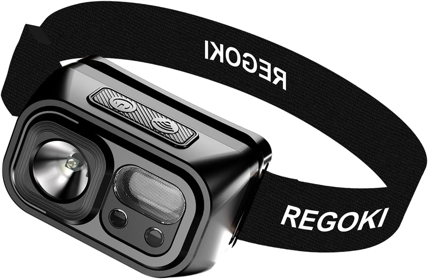LED Headlamp Rechargeable - Super Bright Head Lamp with 9 Modes for Camping & Hiking Gear Essentials, IP44 Waterproof Headlight Flashlight with Red Light, USB Cable Included