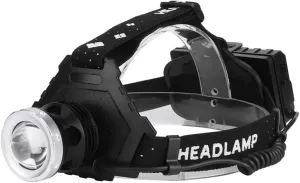 LED Rechargeable Headlamp, Motion Sensor Control, 650 Lumen Bright 30 Hours Runtime 1200mAh Battery USB Headlight Flashlight, Camping Hiking Fishing Work Waterproof Torch