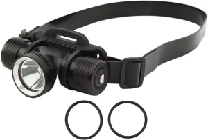 LED Underwater 60m Diving Headlamp Headlight Head Mounted Dive Flashlight Head Lamp Torch for Diving Exploration