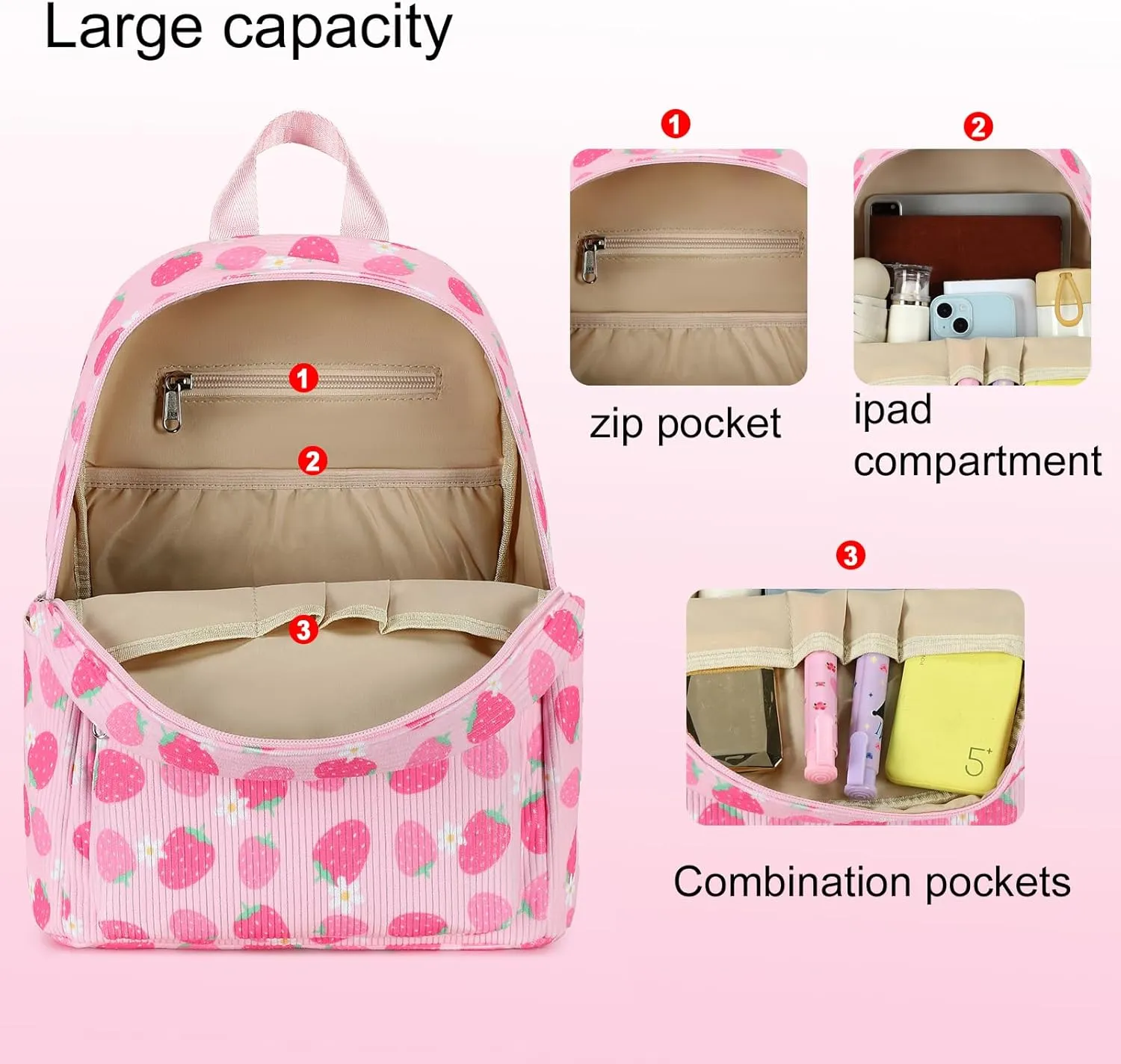 LEDAOU Mini Backpack Girls Cute Small Backpack Purse for Women Teens Kids School Travel Shoulder Purse Bag