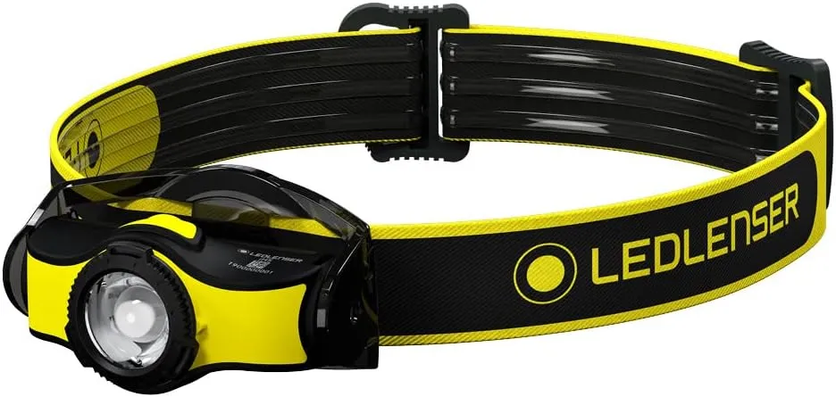 Ledlenser, iH5 Compact LED Professional Headlamp, AA Alkaline Batteries, Multipurpose Light Mount System, 200 Lumens
