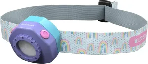 Ledlenser KIDLED4R, Safe LED headlamp for Children, Reading, Night Hike, Colorful Signal, Light Toys (Purple)