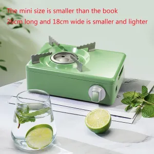 LHX Mini Cassette Stove high Firepower Outdoor Portable Stove Camping Windproof