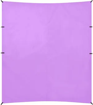 Light Purple Beach Cabana UPF50 Easy Setup Large Portable Sun Shelter with Sandbags, Sand Shovel, Poles for Camping, Picnics, Backyard