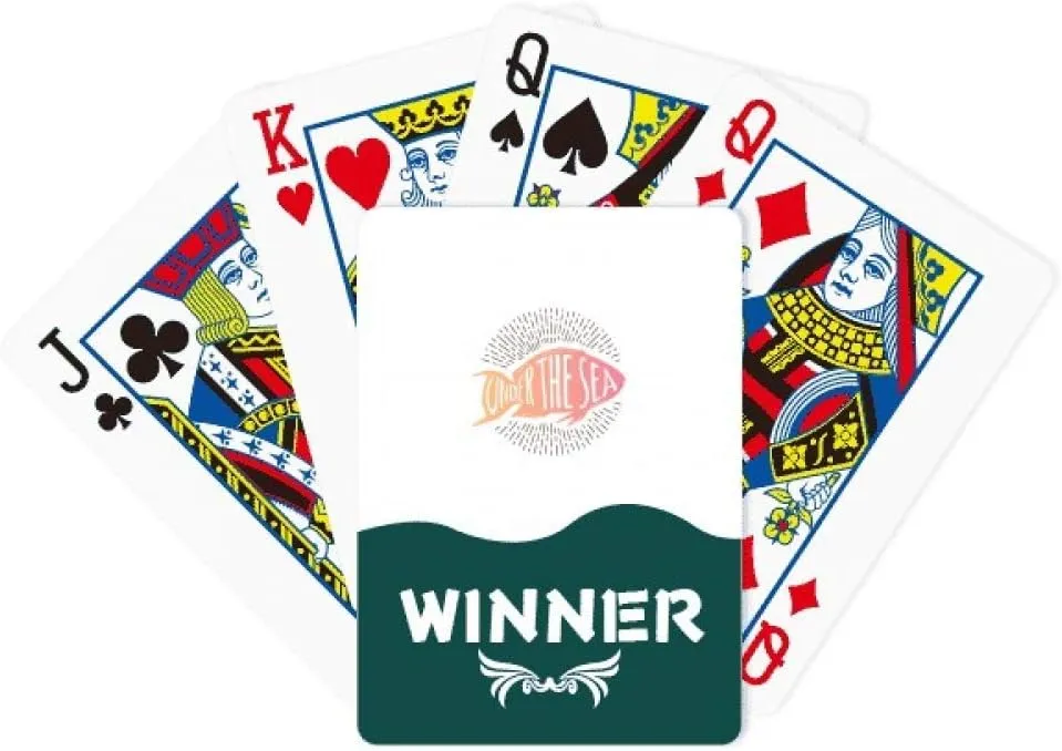 Line Deep-sea Fish Mystery Winner Poker Playing Card Classic Game