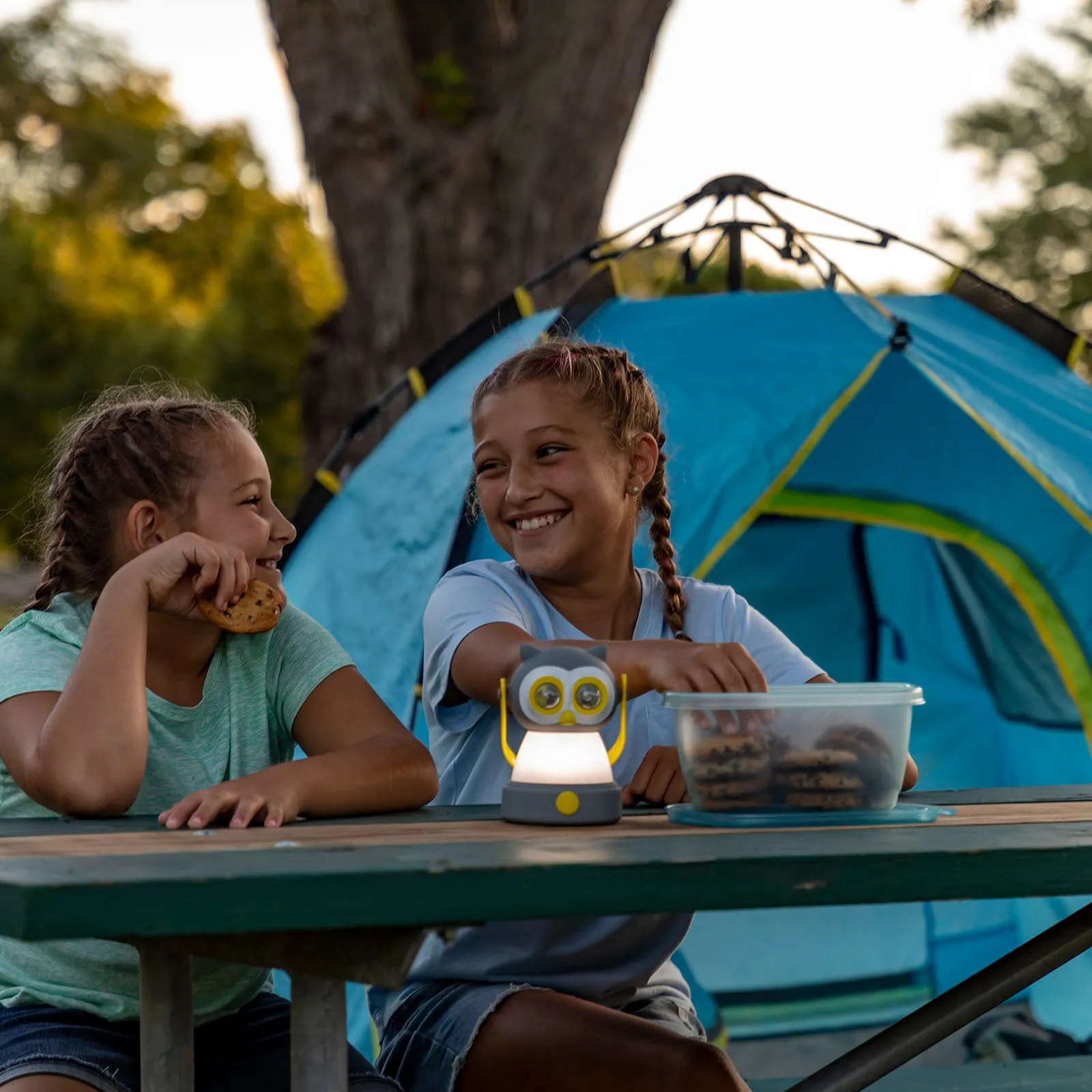 LitezAll Owl Themed Headlamp and Lantern Combo
