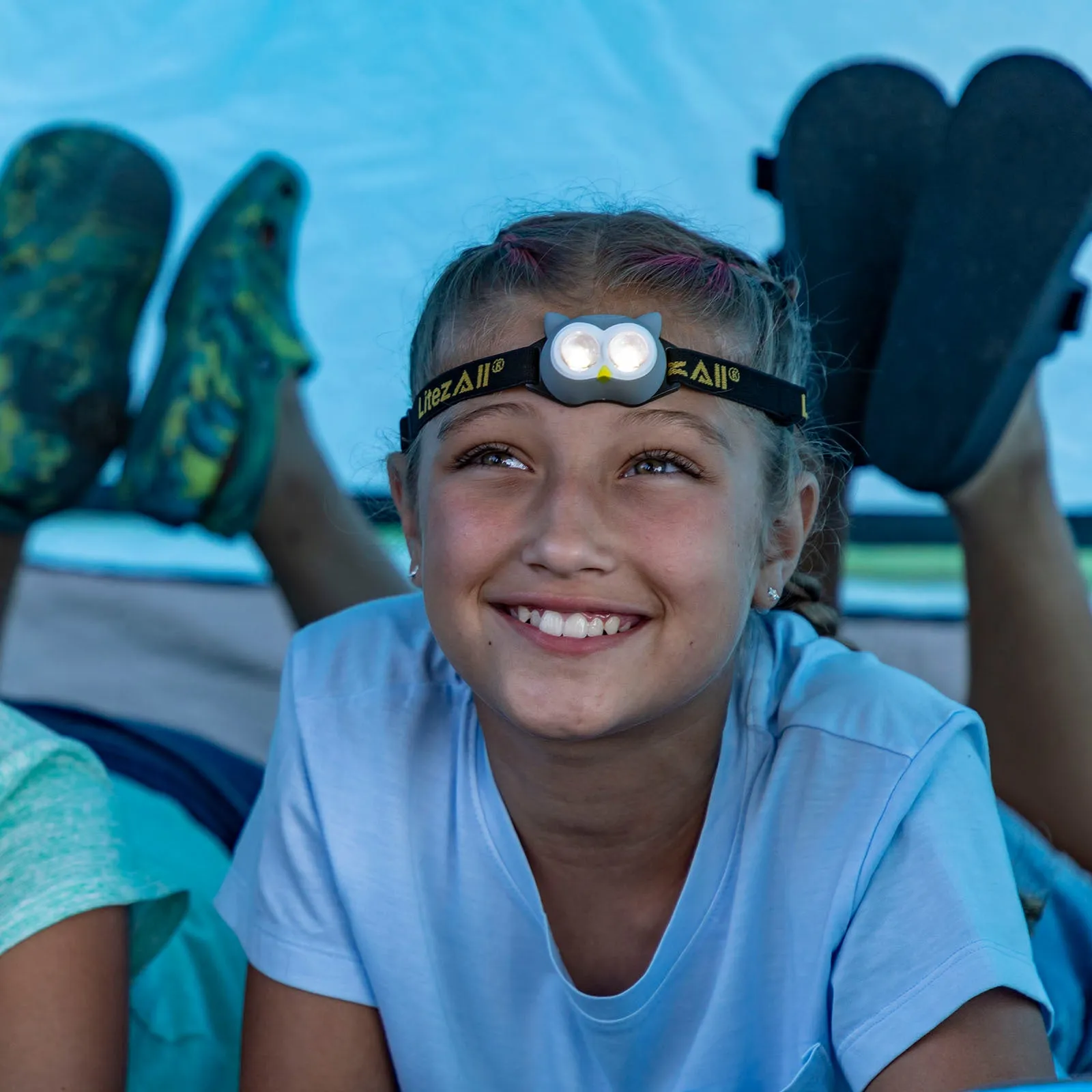 LitezAll Owl Themed Headlamp and Lantern Combo